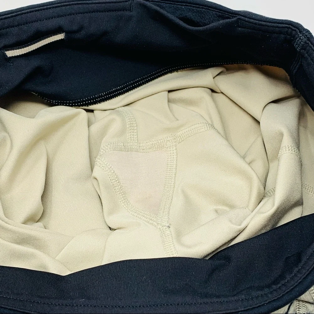 Lululemon Leggings Crop Tan Black Size 4